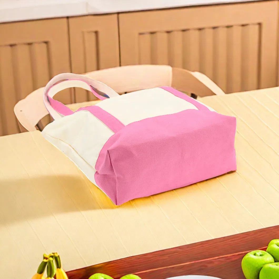 Venta caliente de bolsa de lona de algodón personalizada de gran capacidad, bolsa tote de gran tamaño