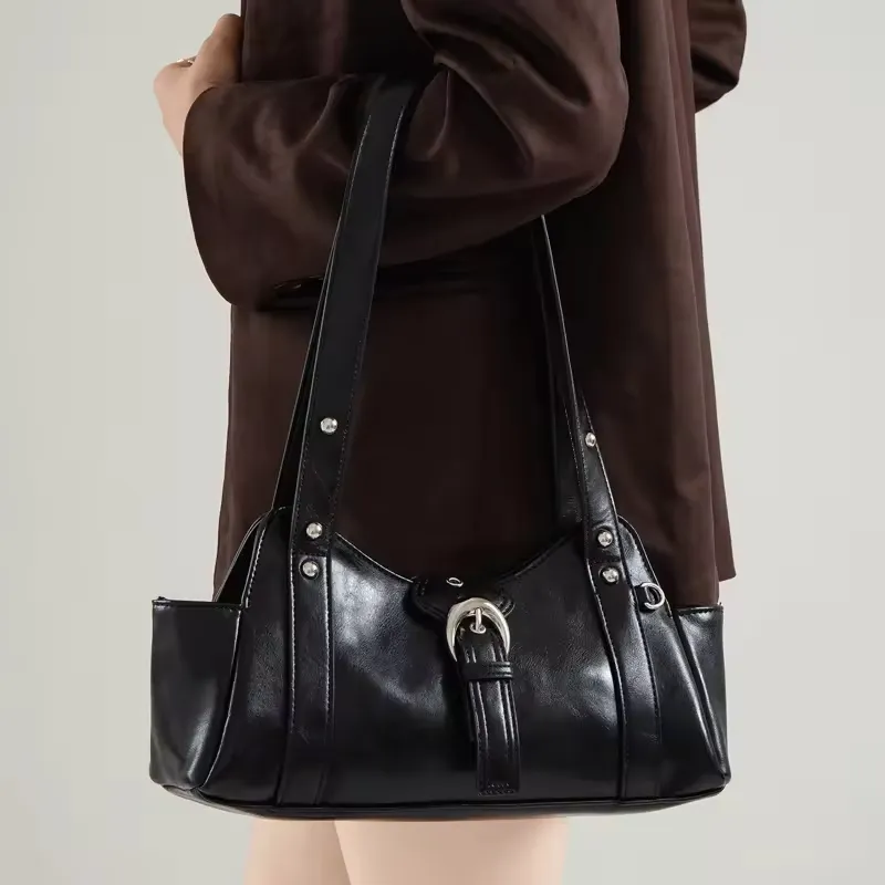 Bolso de mano personalizado para mujeres, bolso de hombro de gran capacidad de moda al por mayor