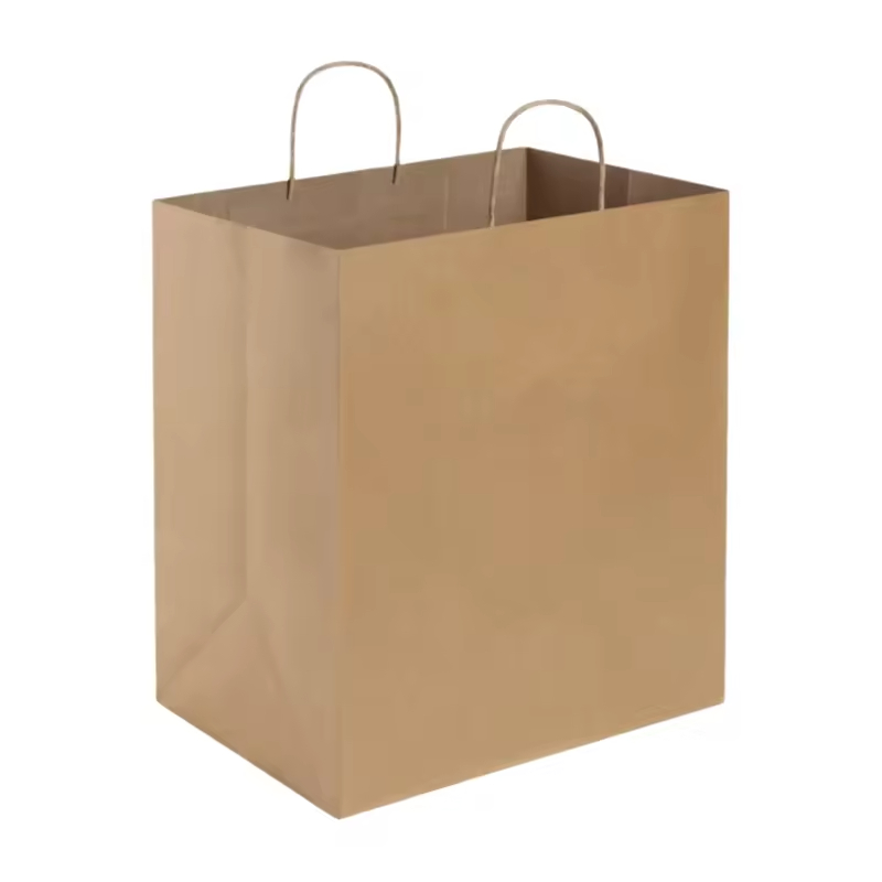 Bolsas de papel de mano personalizadas al por mayor con tu propio logo