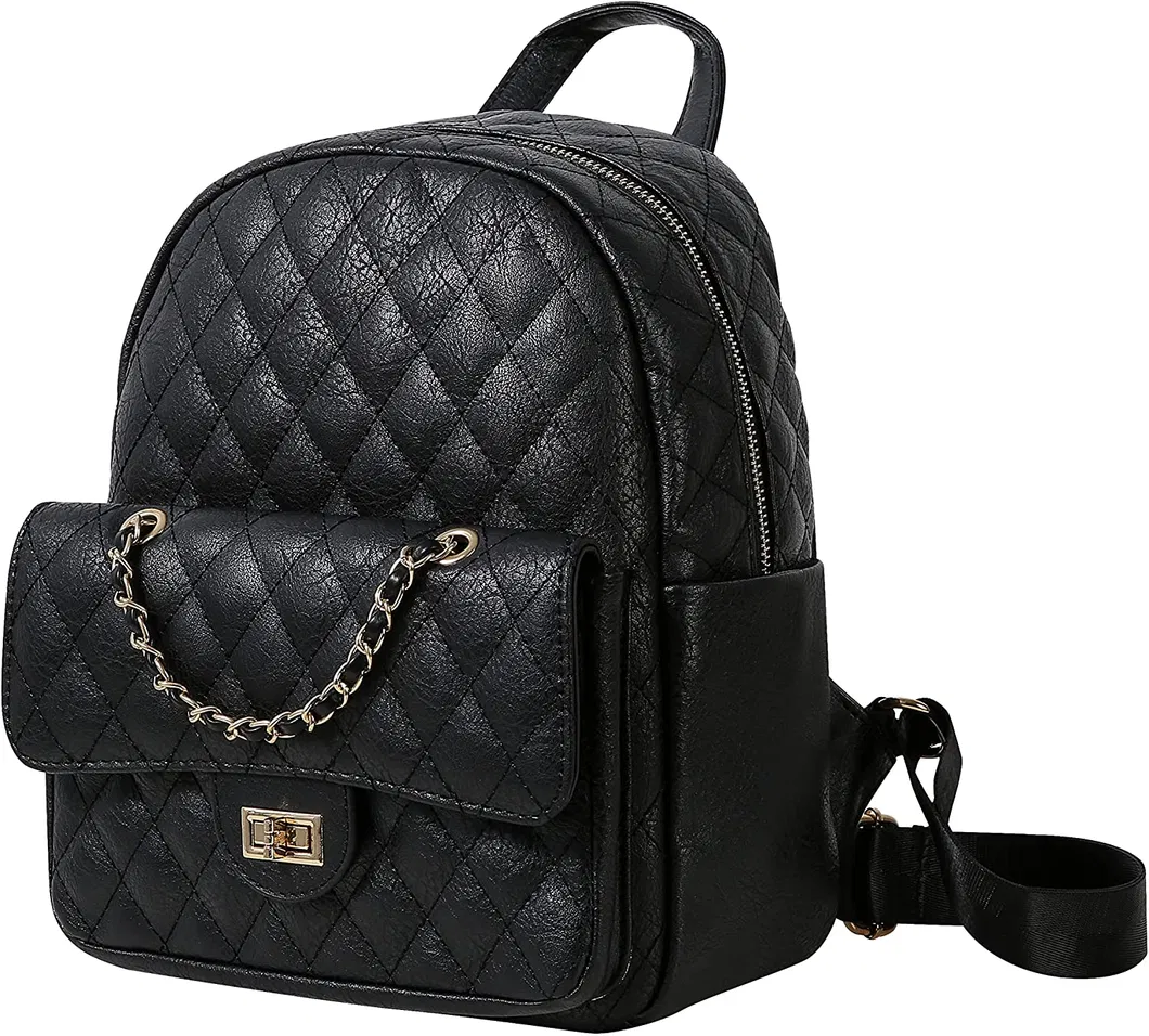 Bolso mochila para mujeres de moda de cuero