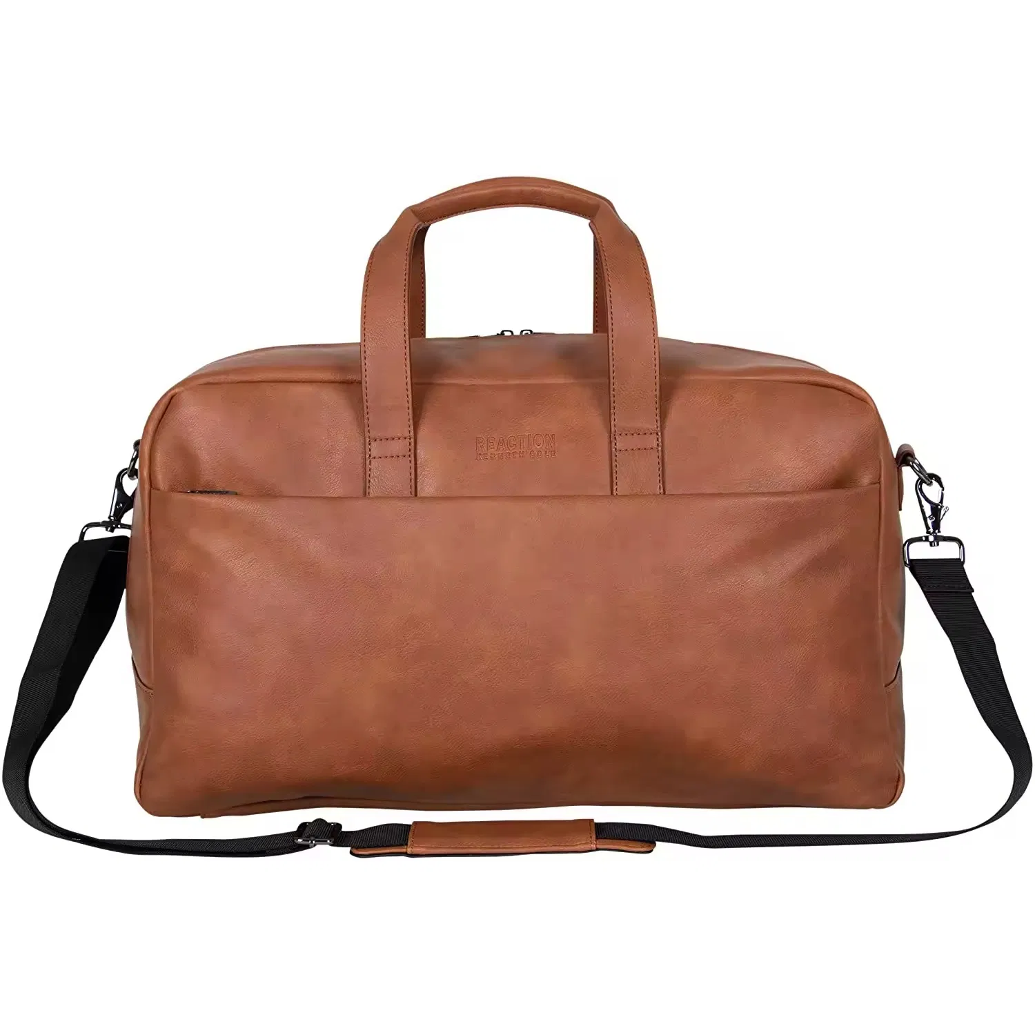 Bolsa de viaje de mano unisex de cuero vegano texturizado de alta calidad, servicio OEM, ligera y de moda