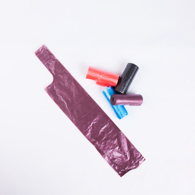 Cubeta de basura grande de plástico tipo chaleco de colores para cocina asequible
