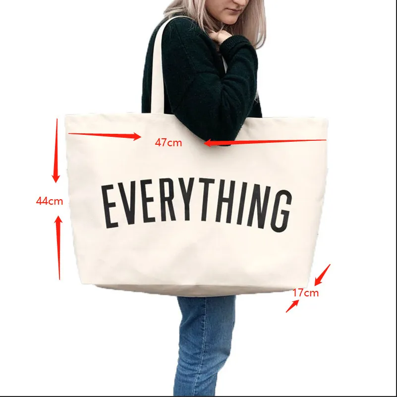 Bolsas de mano personalizadas de tela reciclable de gran capacidad y económicas para mujeres, tote bag