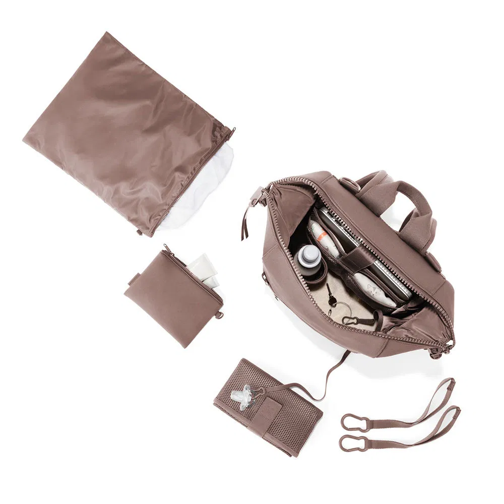 Mochila de neopreno grande para mujeres, maternidad, viaje, hospital, fin de semana, con cremallera, suministro OEM