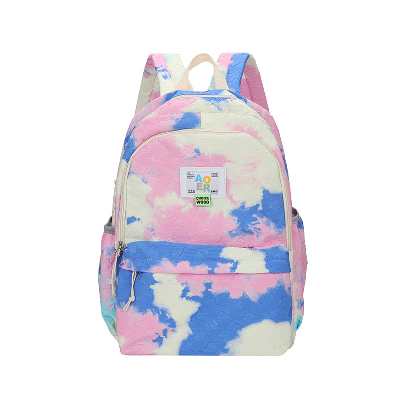 (WD6194) Mochila Nueva para Mujeres Mochila de Tela de Nylon Bolsa de Mujeres Patrón de Cielo Estrellado Mochila Versión Coreana de Mochila de Moda