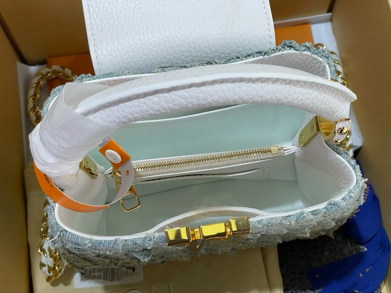 Bolso de cuero de aduana para marcas de lujo, bolso de dama