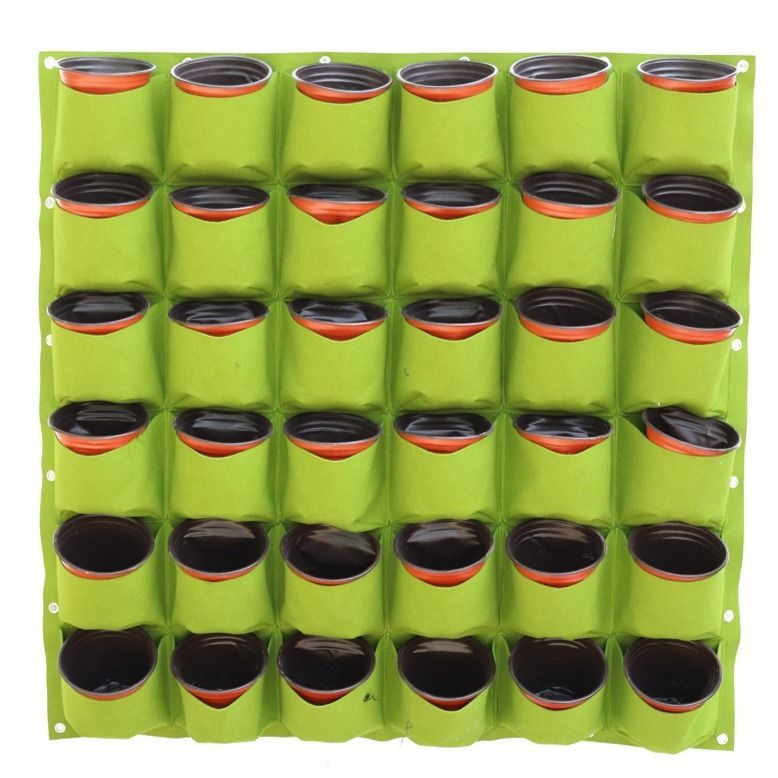 Bolsas de plantación de verduras de malla múltiple, camas de plantación de fieltro, cubos de plantación cuadrados para balcones