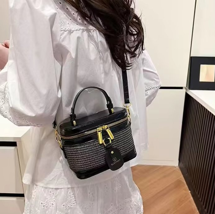 Bolso cruzado ligero de lona personalizada resistente a manchas para parque y picnic
