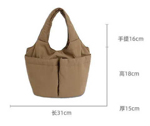 Bolso hobo de estilo moderno y suelto, bolso tote casual con diseño personalizado