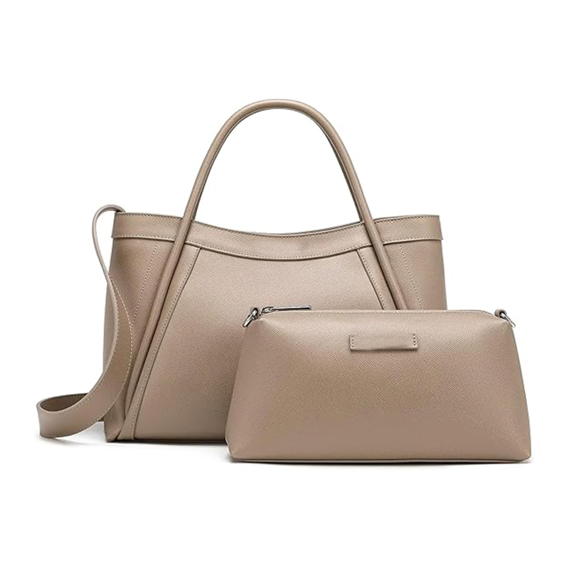 Bolso de Cuero Vegano para Mujeres, Bolso Hobo de Hombro, Bandolera con Monedero a Juego, Estiloso Bolsa de Mano