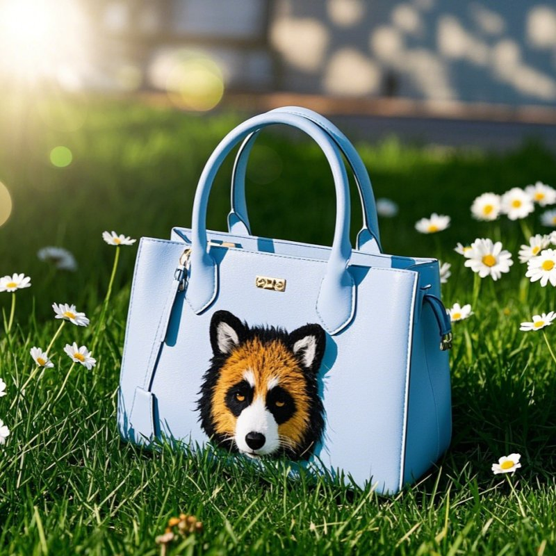 Bolso tote para mujer con estampado de tigre personalizado y fabricado a medida