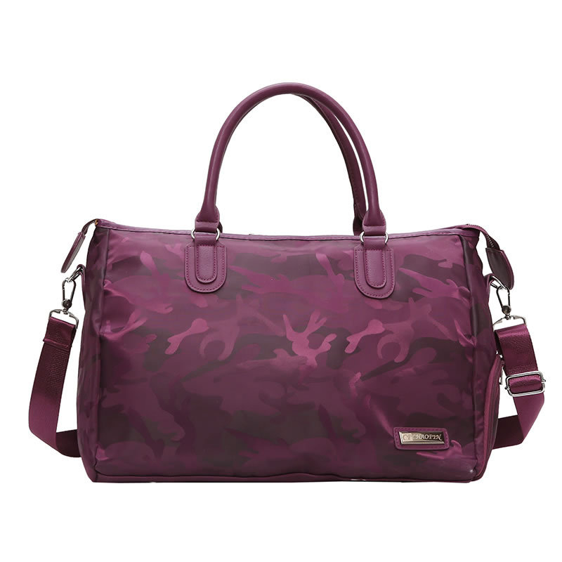 Bolso de viaje grande para mujeres, camuflaje, bolso de mano para hombres, maleta de viaje de corta distancia