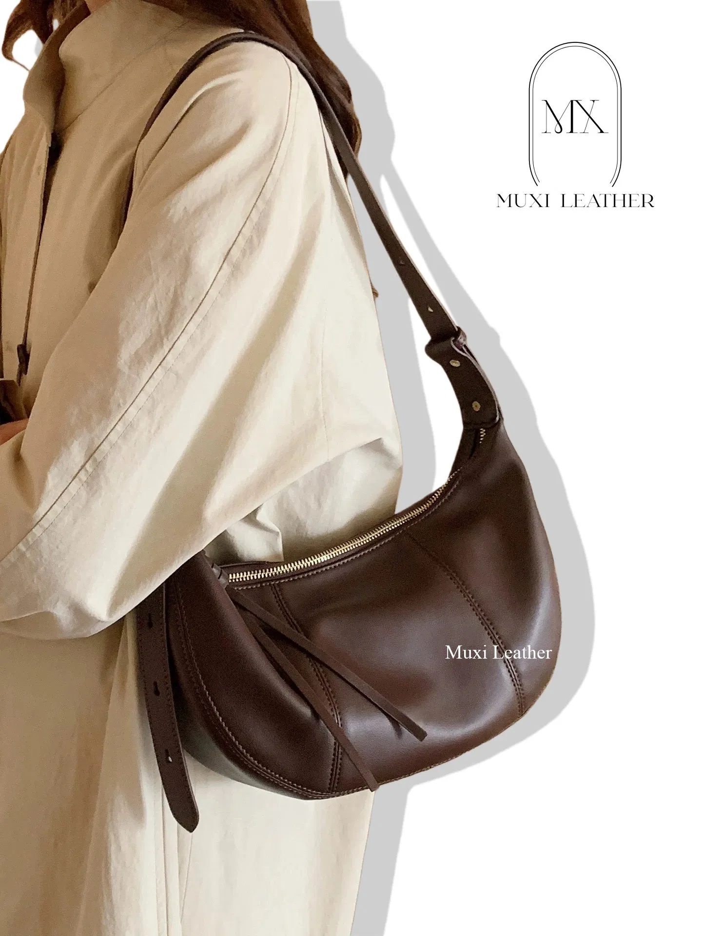 Bolso cruzado de hombro clásico y versátil para damas, fábrica de bolsos en Guangzhou