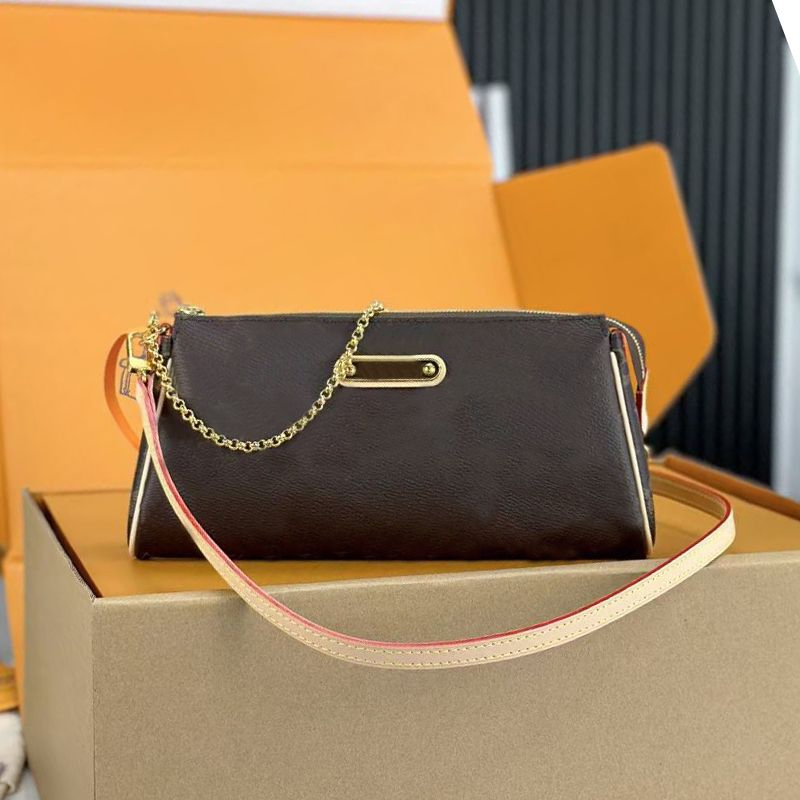 Conjunto de bolso de diseñador, mini billetera de lujo para mujer, pequeño bolso de hombro de lujo para mujer, bolso de cadena de cuero clásico para mujer