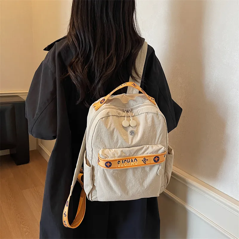 Mochila Compacta de Lona para Mujeres