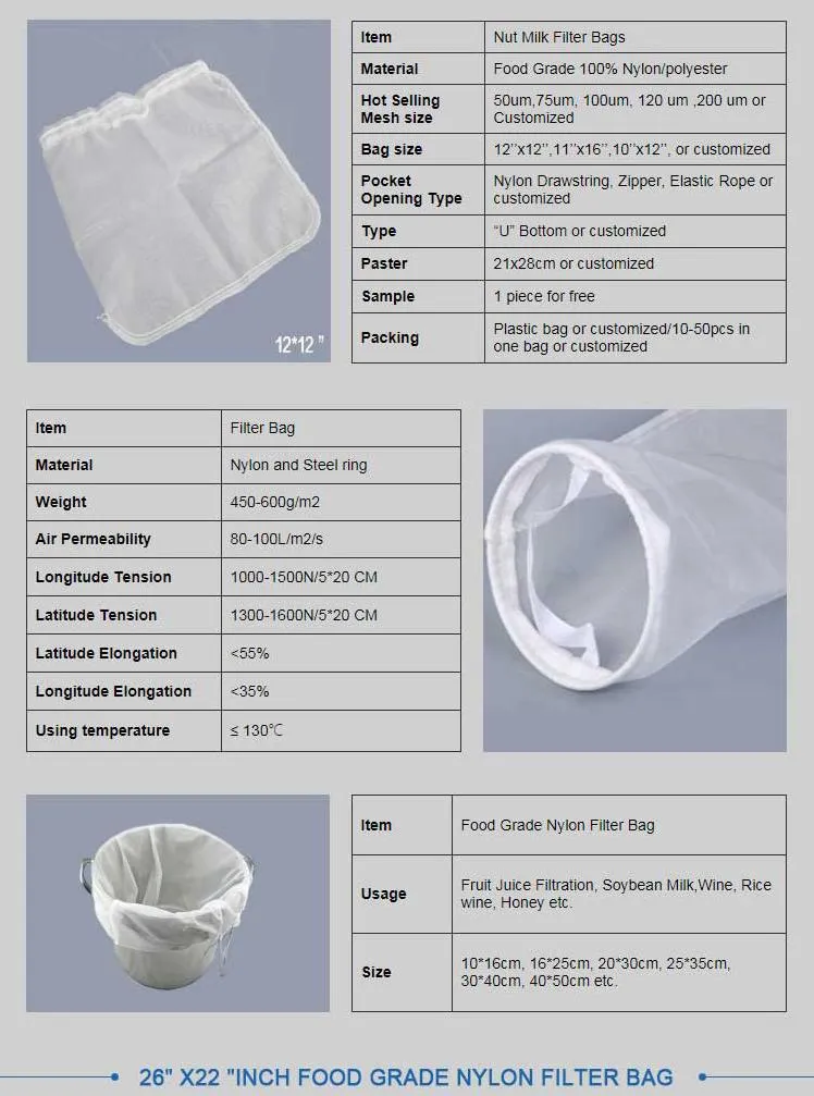 Bolsas de filtro para pintura con malla fina 5 colador de cubo