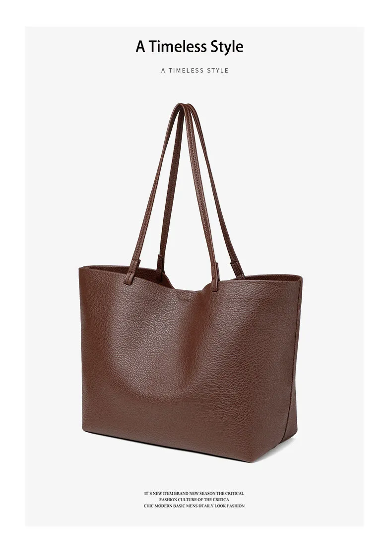 Bolso de mano y hombro diseño clásico