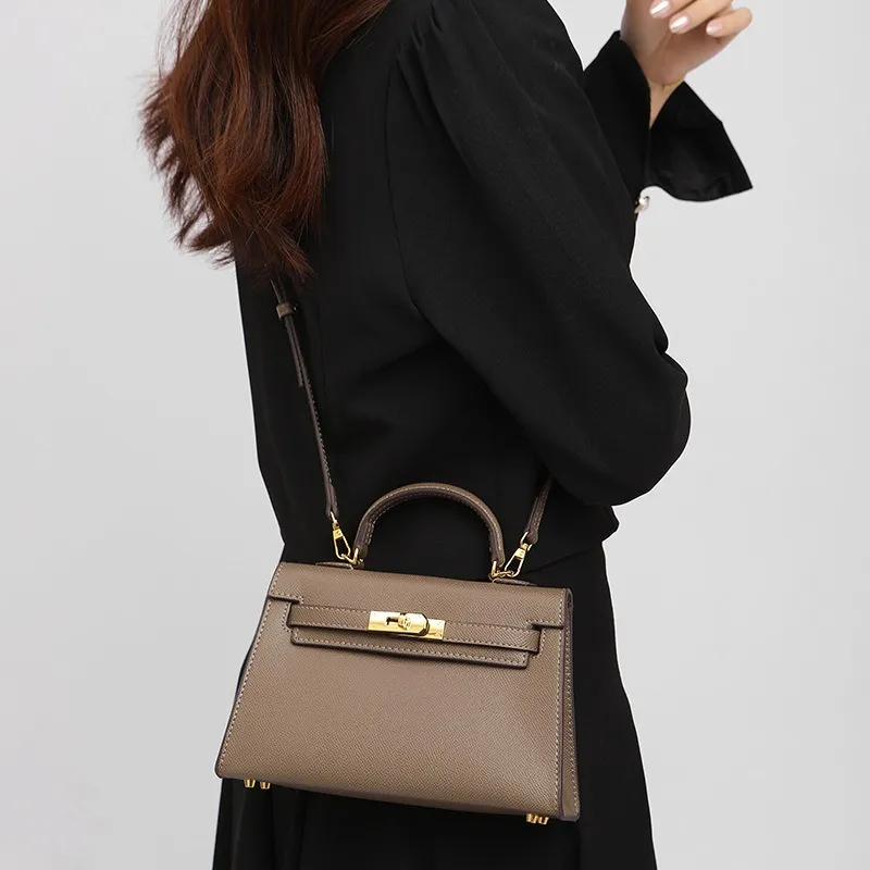 Bolso Mini Kelly de Cuero Epsom Moda Dama
