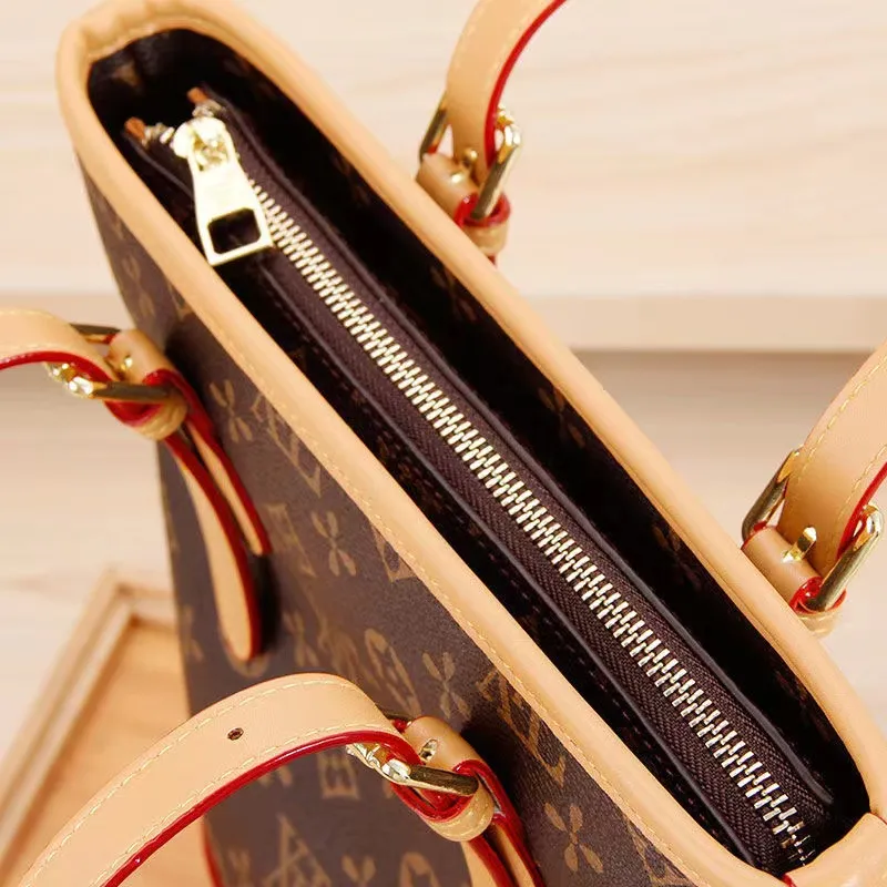 Bolso de gran capacidad para mujeres en 2024, bolso de mujer de moda, bolso de axila personalizado, bolso vintage, bolso tipo cubo, bolso de hombro