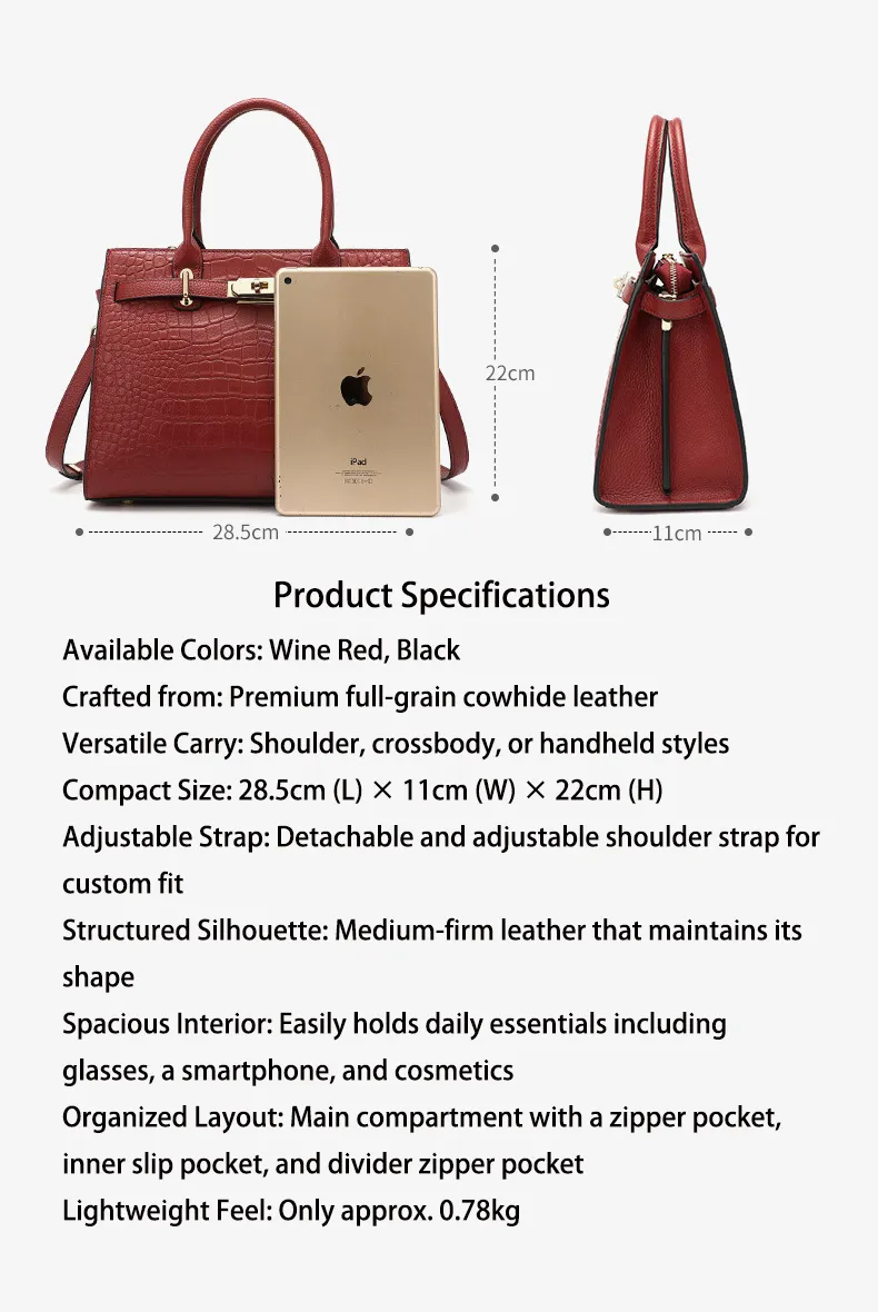 Bolso de lujo de cuero para mujeres