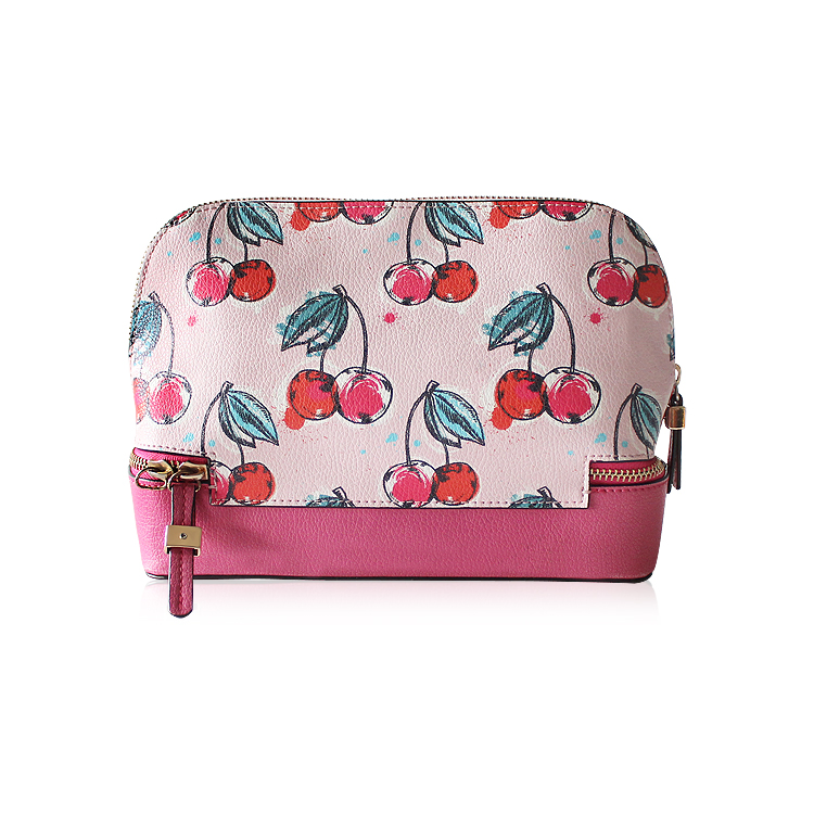Bolsa de Maquillaje Personalizada Portátil de Cuero PU Impermeable Neceser de Viaje Bolsa de Maquillaje Multifuncional para Brochas Bolsa Cosmética para Mujeres