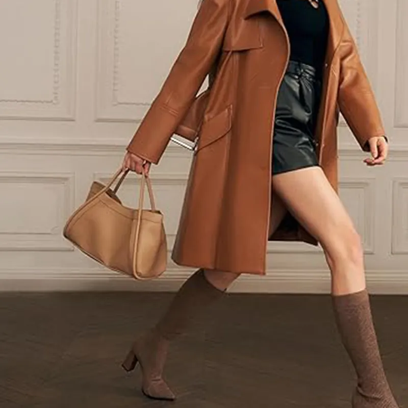 Bolso de Cuero Vegano para Mujeres, Bolso Hobo de Hombro, Bandolera con Monedero a Juego, Estiloso Bolsa de Mano