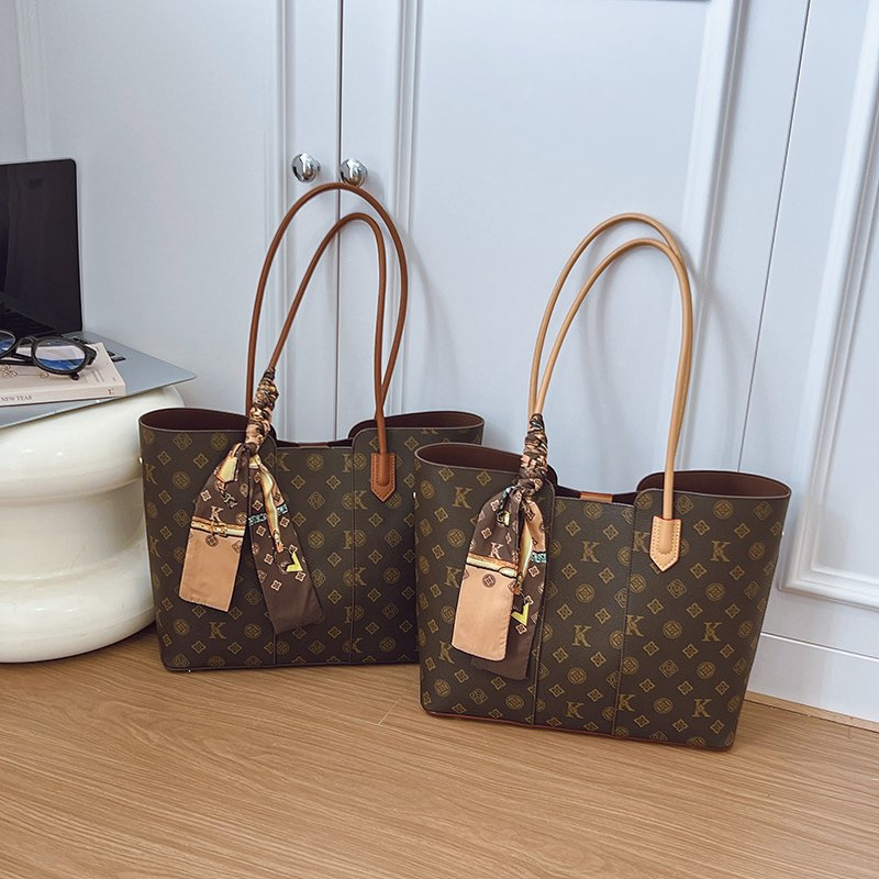 Tendencia Mujeres Marca Famosa Cuero Vegano Lujo Réplica Tienda Online Bolsos Diseñador Alta Calidad Bolsa Tote de Cuero Personalizada