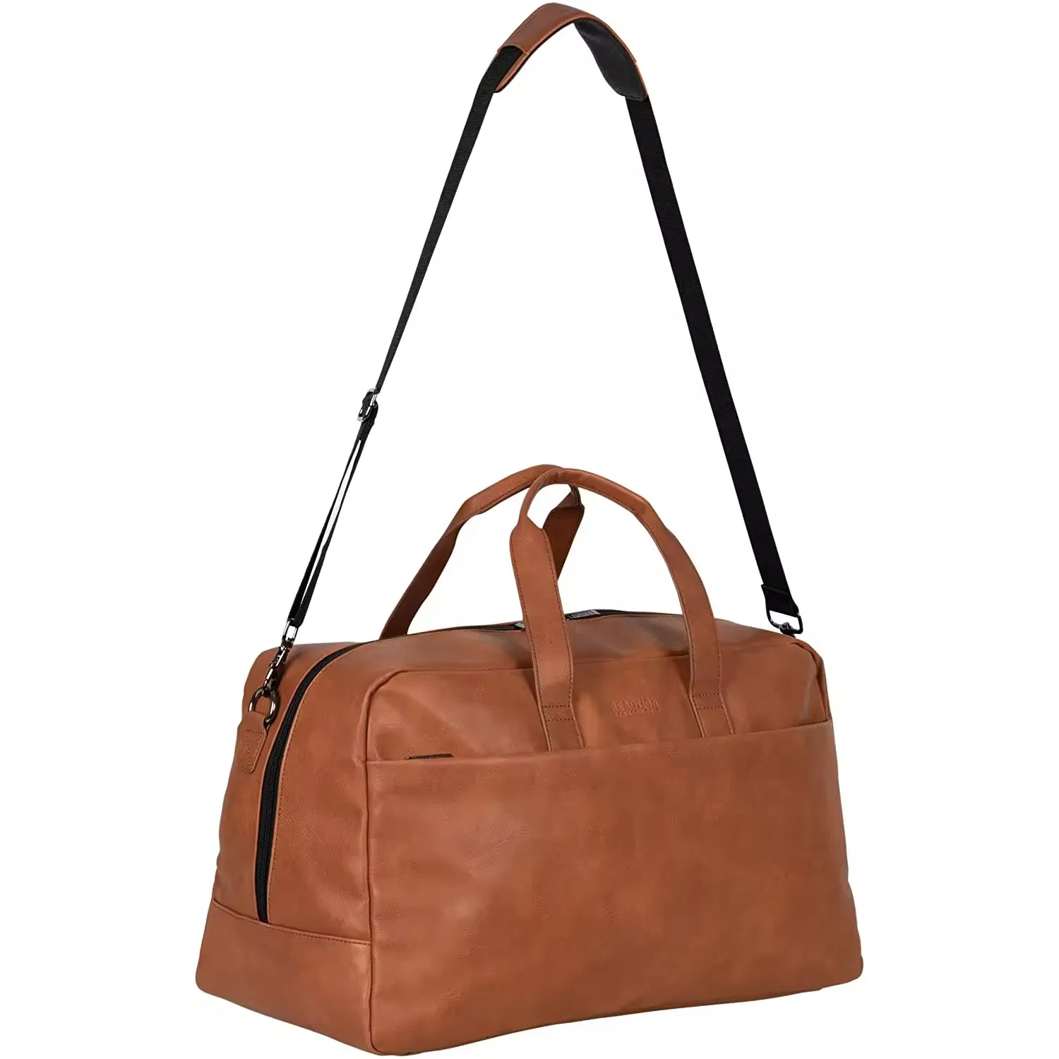 Bolsa de viaje de mano unisex de cuero vegano texturizado de alta calidad, servicio OEM, ligera y de moda