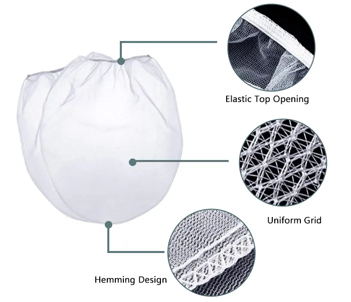 Bolsas de filtro de malla para pintura 5 bolsa de cubo con abertura elástica para colar