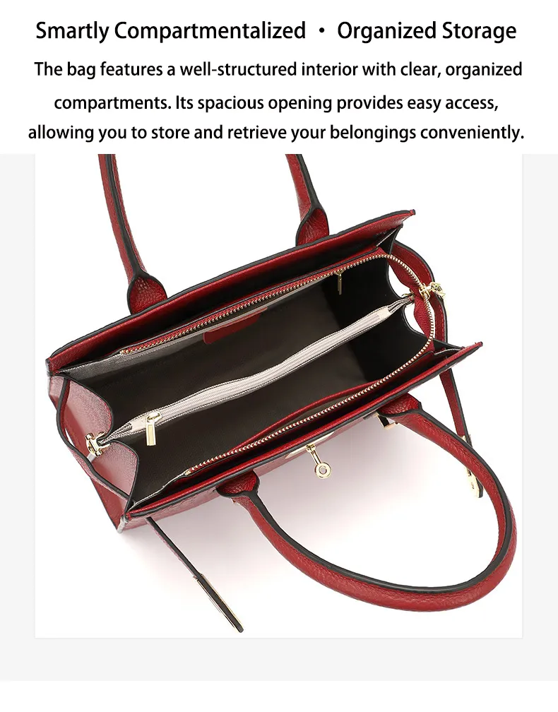 Bolso de lujo de cuero para mujeres