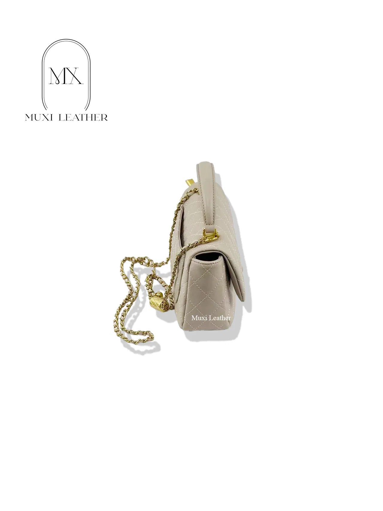 Nueva llegada de bolso de cuero de alta calidad, moda caliente, bolso mensajero simple, bolso de hombro casual pequeño con patrón de costura, bolso de mano para damas