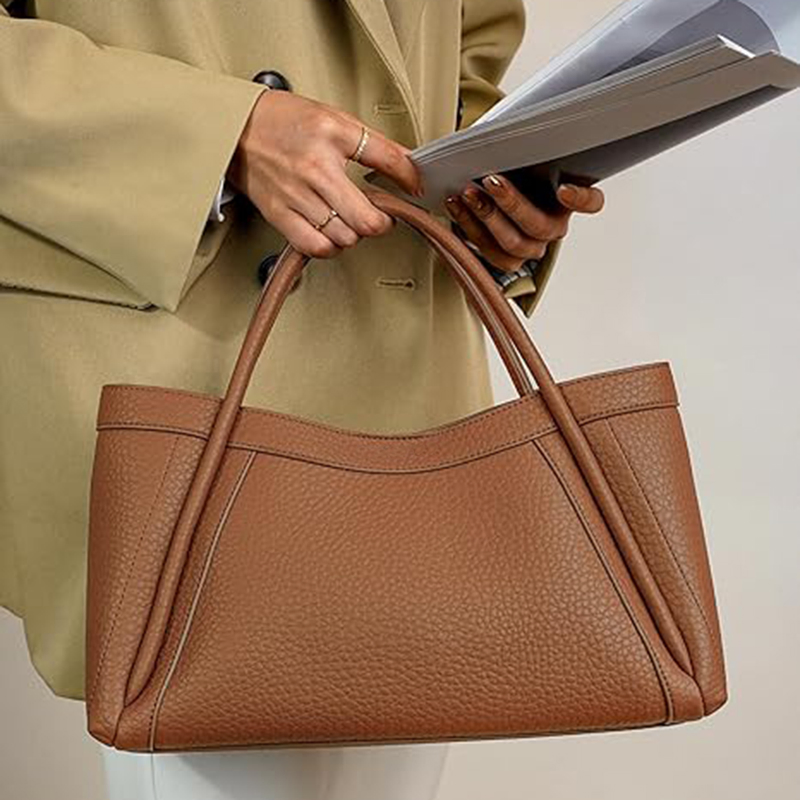 Bolso de Cuero Vegano para Mujeres, Bolso Hobo de Hombro, Bandolera con Monedero a Juego, Estiloso Bolsa de Mano