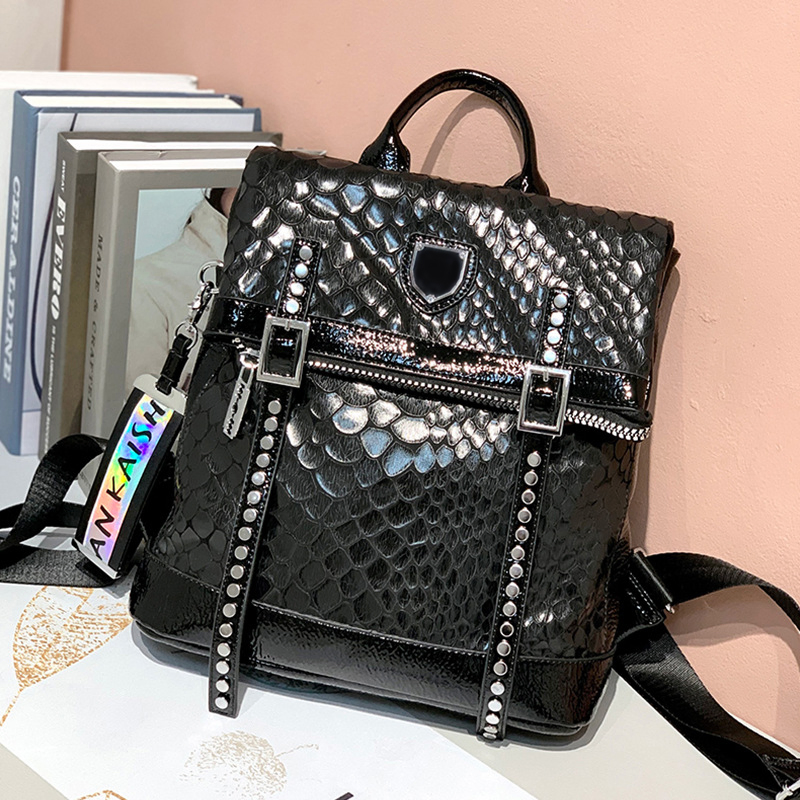 Mochila vintage femenina de lujo, diseñadora, alta calidad, gran capacidad para damas, mochila de moda