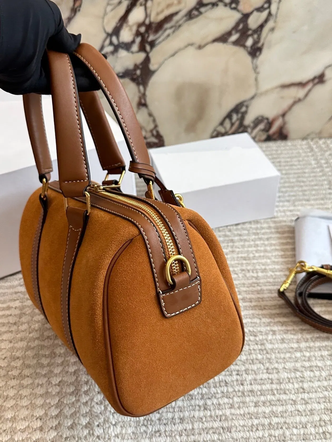 Diseñadora de Moda Bolsos de Cadena para Mujeres Lujo de Cuero Vegano Bandolera de Hombro