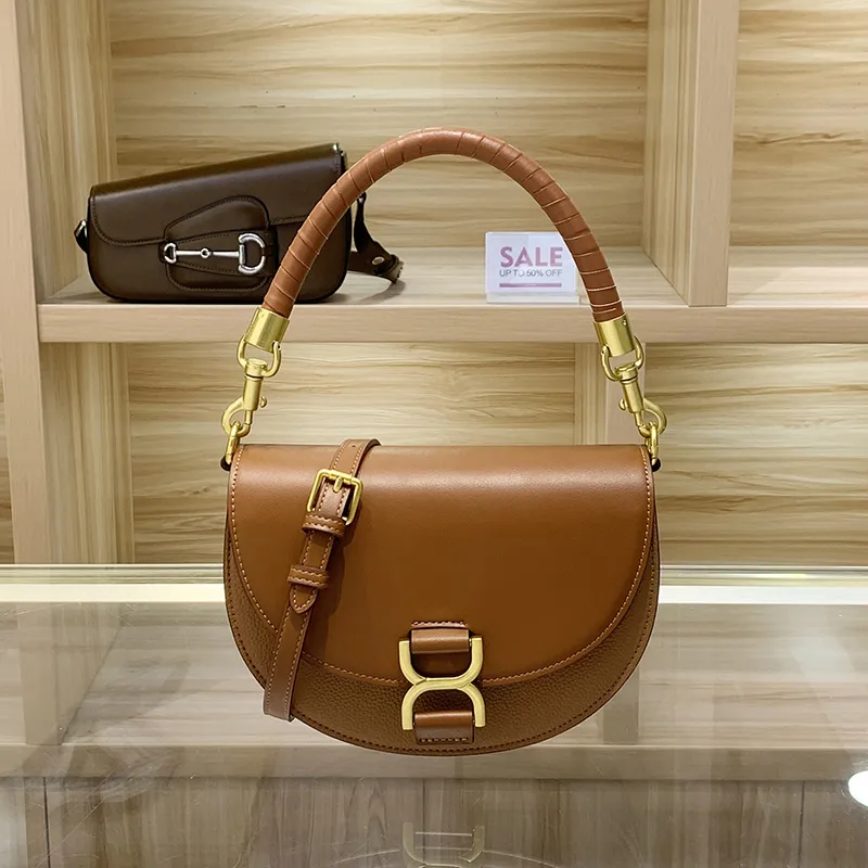 Bolso Tote para mujer, bolso de mano para damas, mini bolso hermoso de alta calidad en forma de media luna