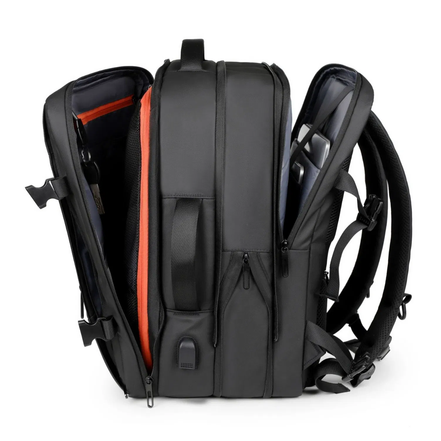 Capacidad Súper Grande para Hombres/Mujeres Mochila de Compresión Vacía Expandible Mochila Universal de Negocios Mochila Multifuncional