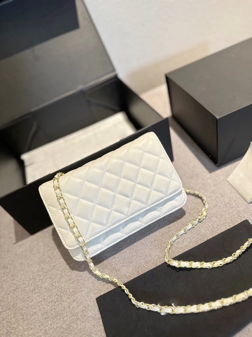 1: 1 Réplica del bolso de mujer Neverfull de marca de lujo en cuero genuino de la fábrica original