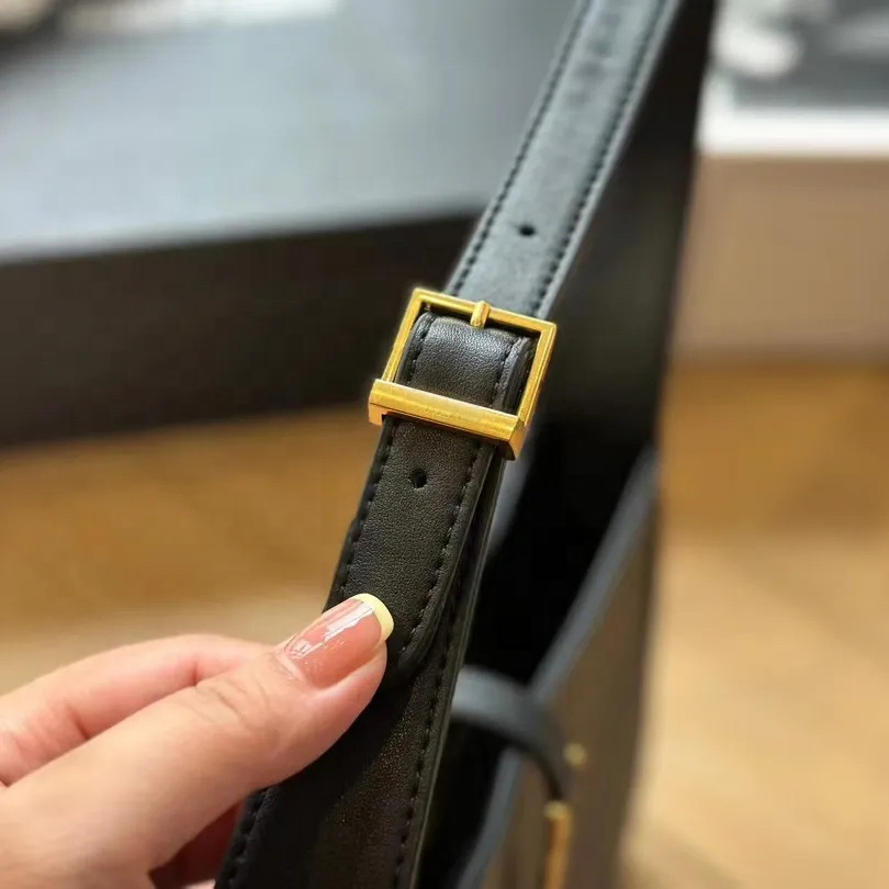 Bolso de hombro clásico de lujo para mujer, gran capacidad, patrón de media luna, bolso hobo, mate, PU impermeable y ligero