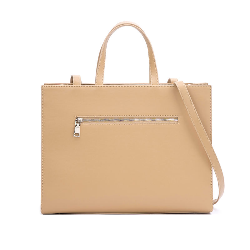 2023 Bolso de mano vegano de calidad personalizada de marca de moda con logo en relieve, bolso de lujo grande negro de cuero genuino para mujeres