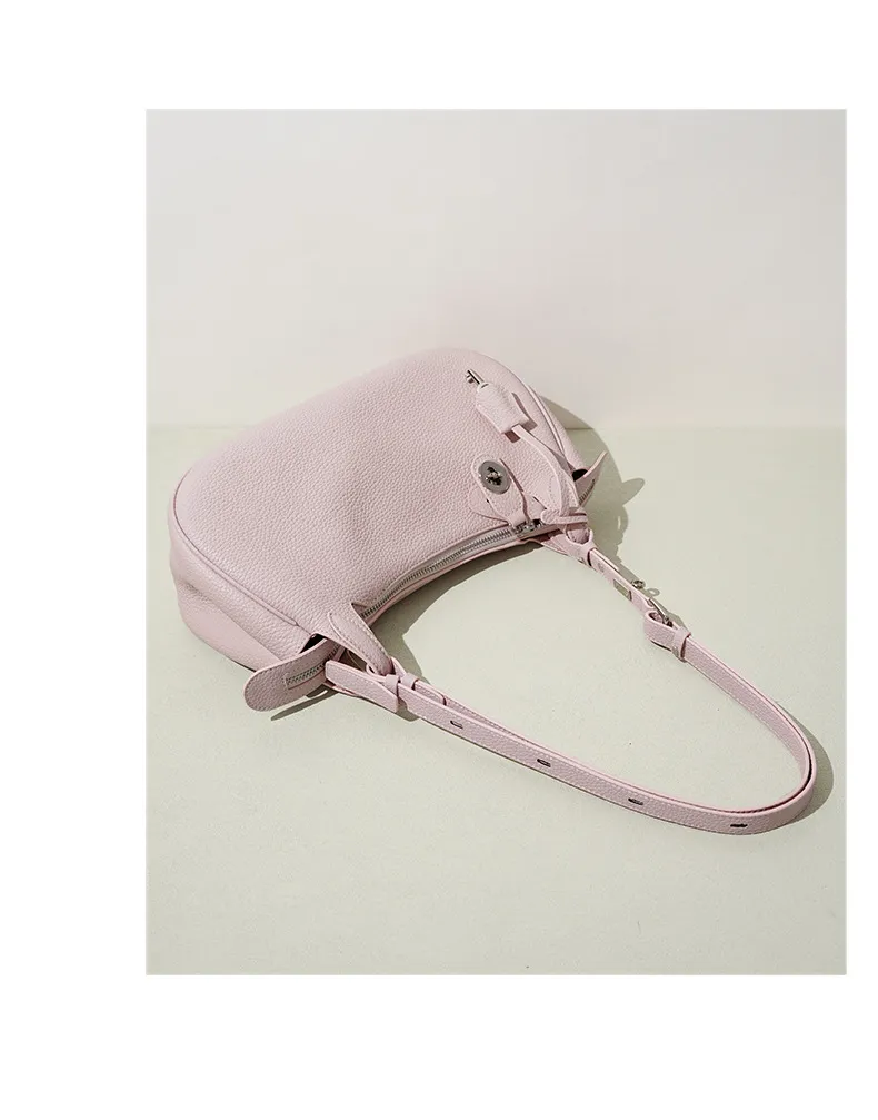 Bolso crossbody de cuero genuino