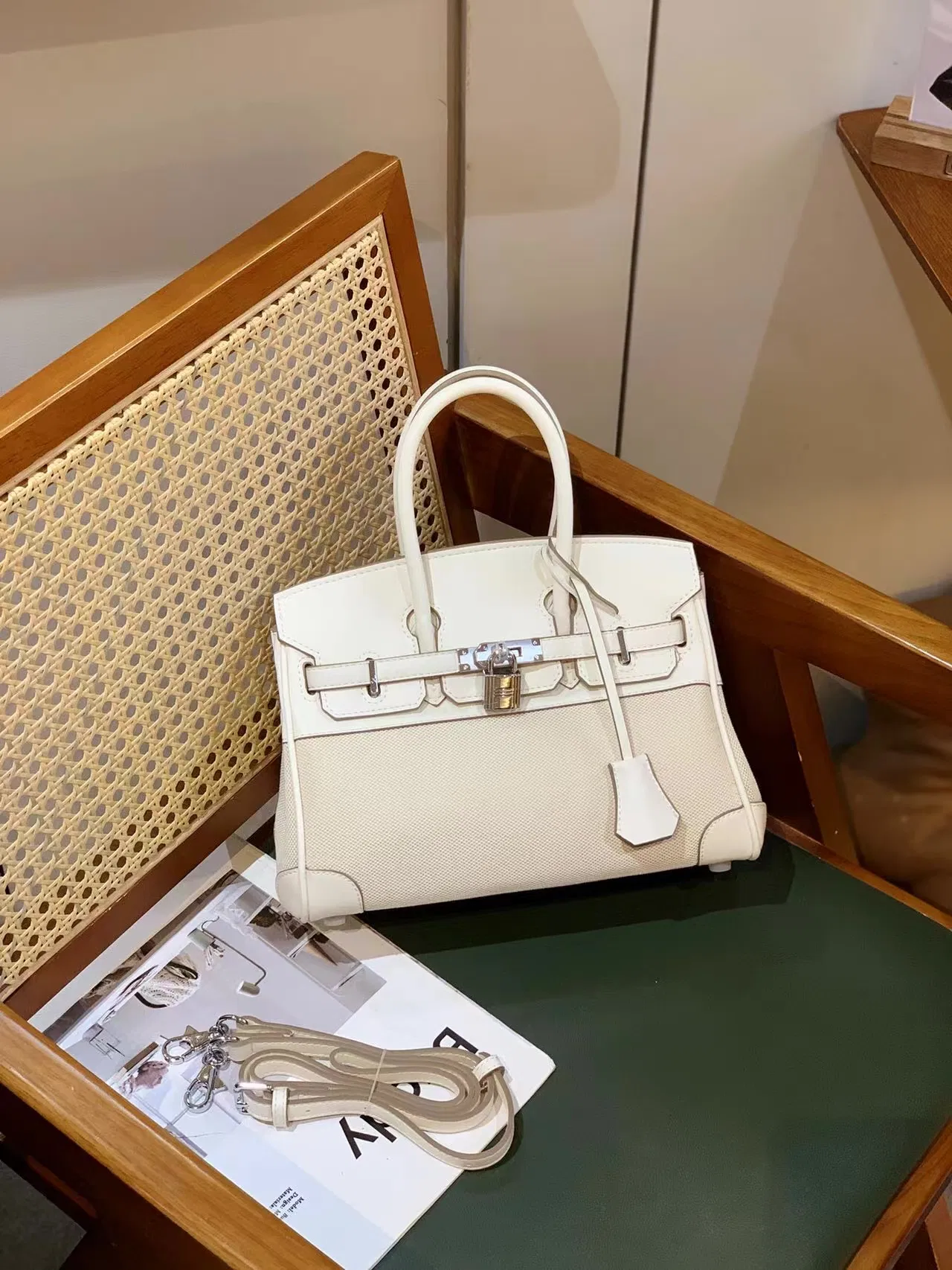 Venta Directa de Fábrica Desde China: Bolsa de Lona y Cuero Personalizada para Mujeres, Bolso de Hombro Cruzado Casual de Moda