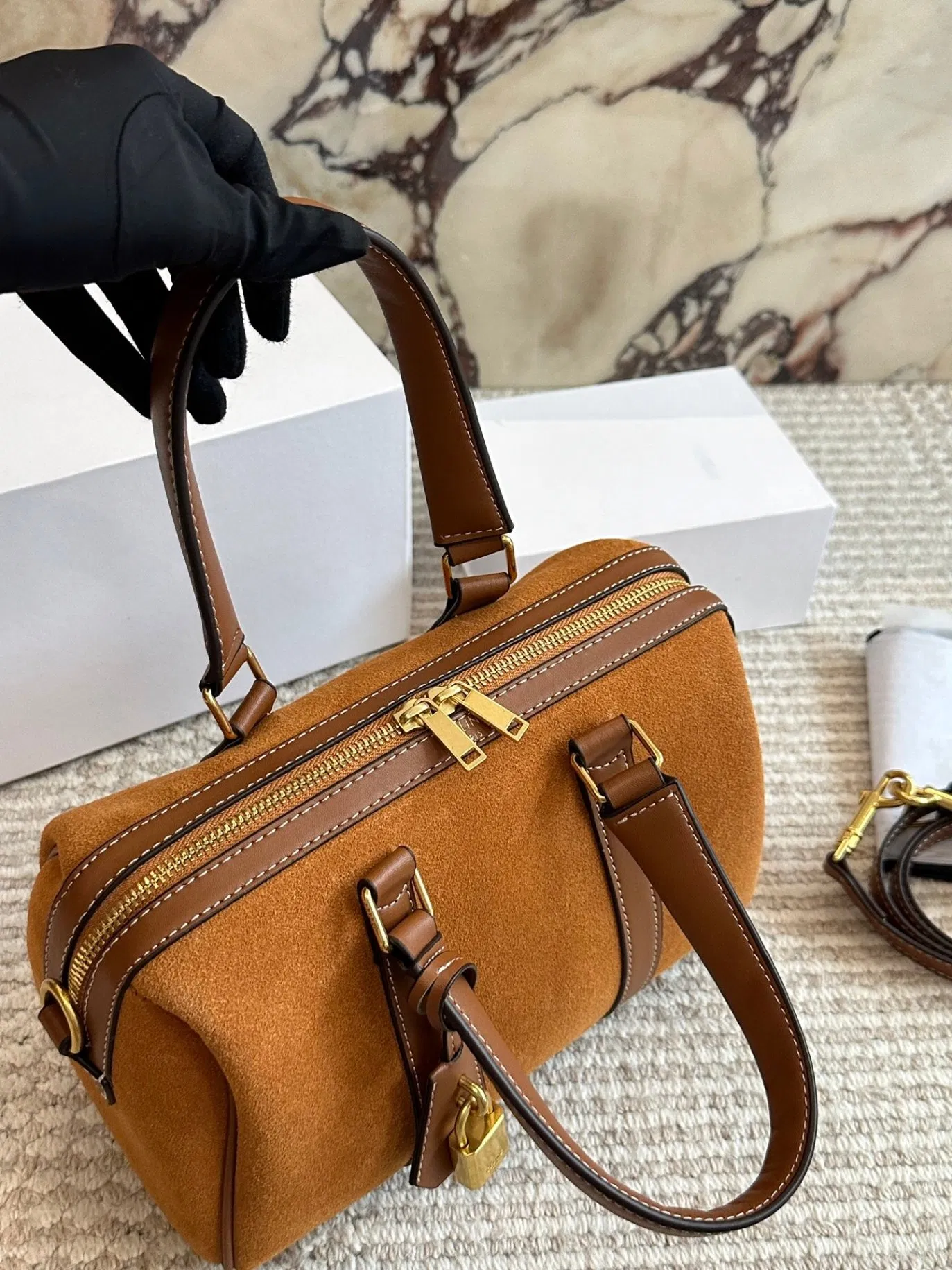 Diseñadora de Moda Bolsos de Cadena para Mujeres Lujo de Cuero Vegano Bandolera de Hombro