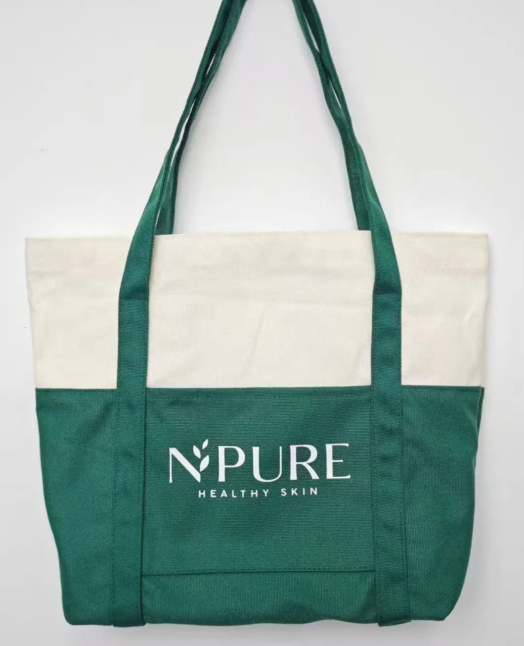 Bolsa de tela de algodón en blanco personalizada y ecológica