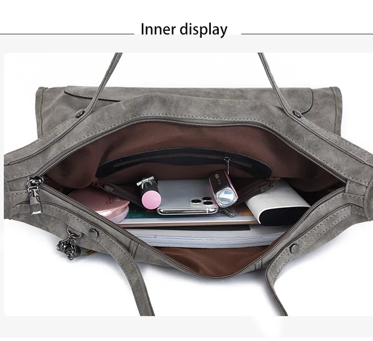 Bolso de cuero elegante para damas