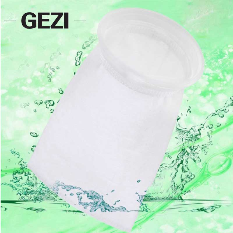 5 Bolsa de filtro para acuarios de cubo de galón, agua de estanque