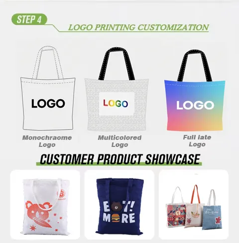 Bolsa de Lona Resistente, 16oz Bolsa de Algodón, Bolsa Promocional de Trabajo