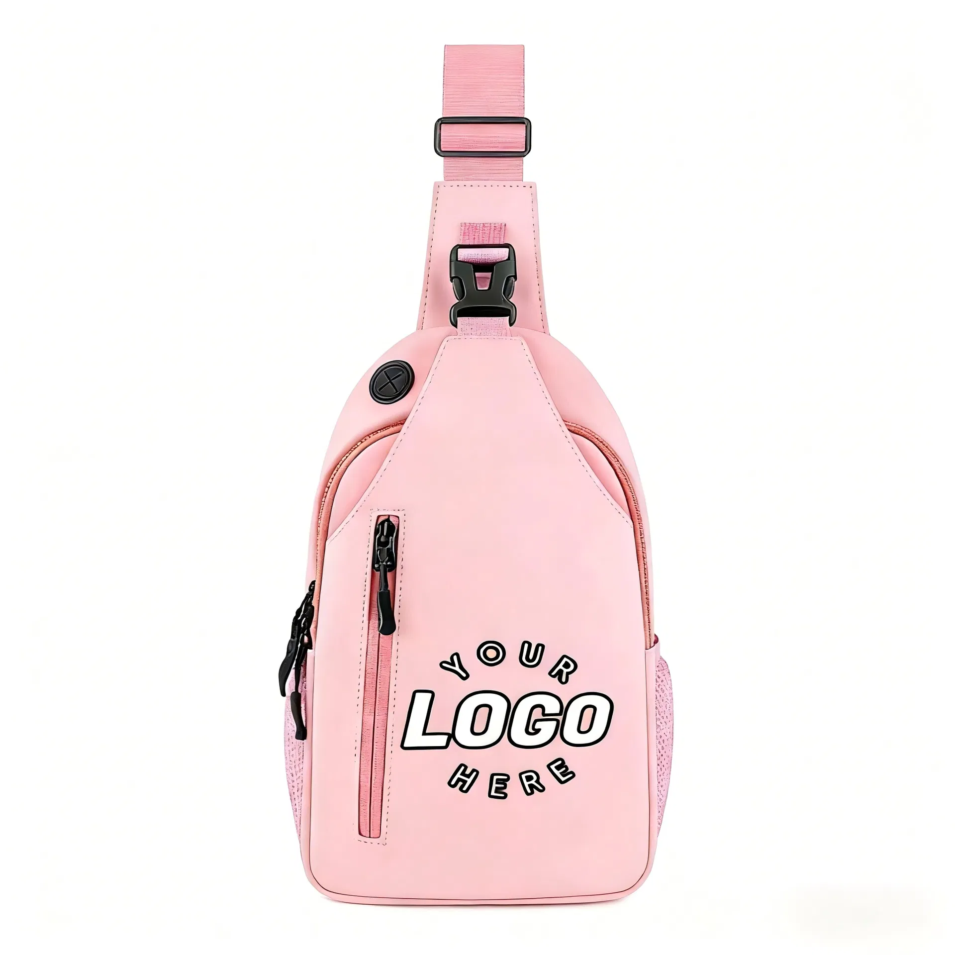 Bolsa cruzada ligera al por mayor con correa ajustable, personalizada con logo para viajes