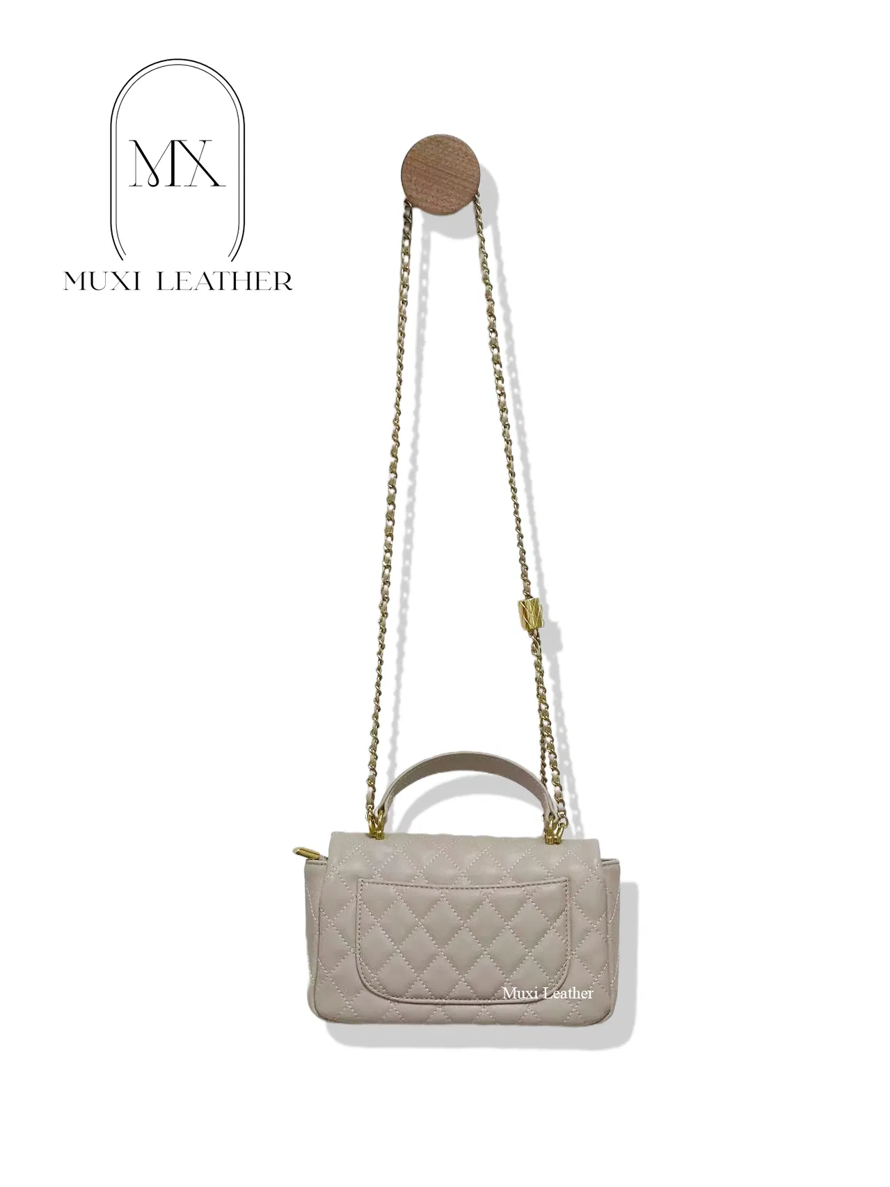 Nueva llegada de bolso de cuero de alta calidad, moda caliente, bolso mensajero simple, bolso de hombro casual pequeño con patrón de costura, bolso de mano para damas