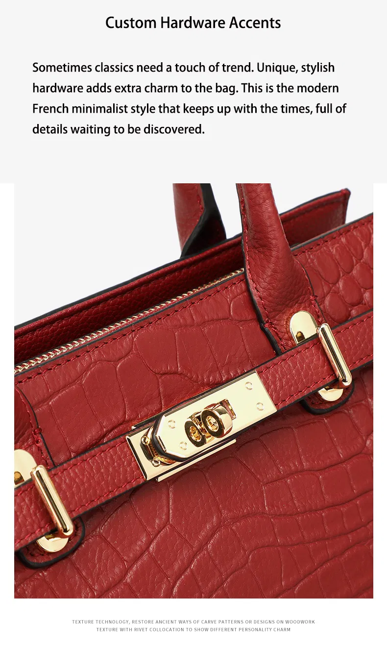 Bolso de lujo de cuero para mujeres