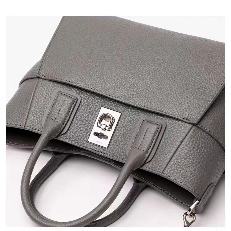 Bolso de mano de moda de cuero PU, bolso satchel para mujeres, bolsos de hombro